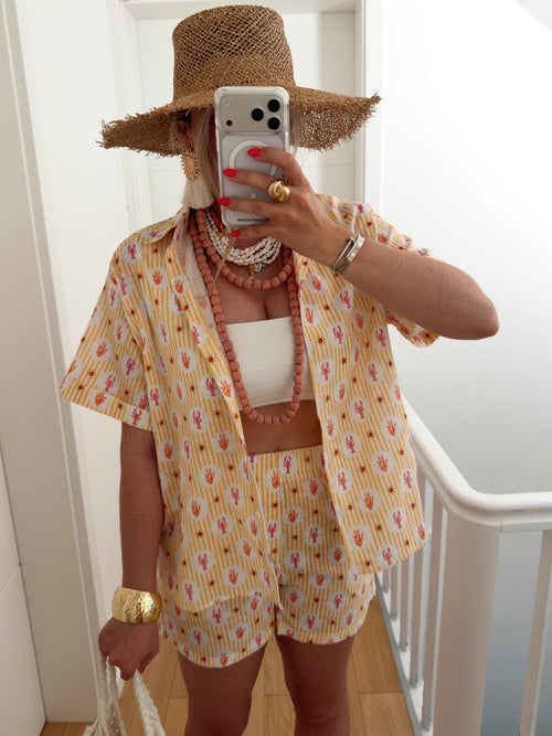 Chemise HOMMY Jaune
