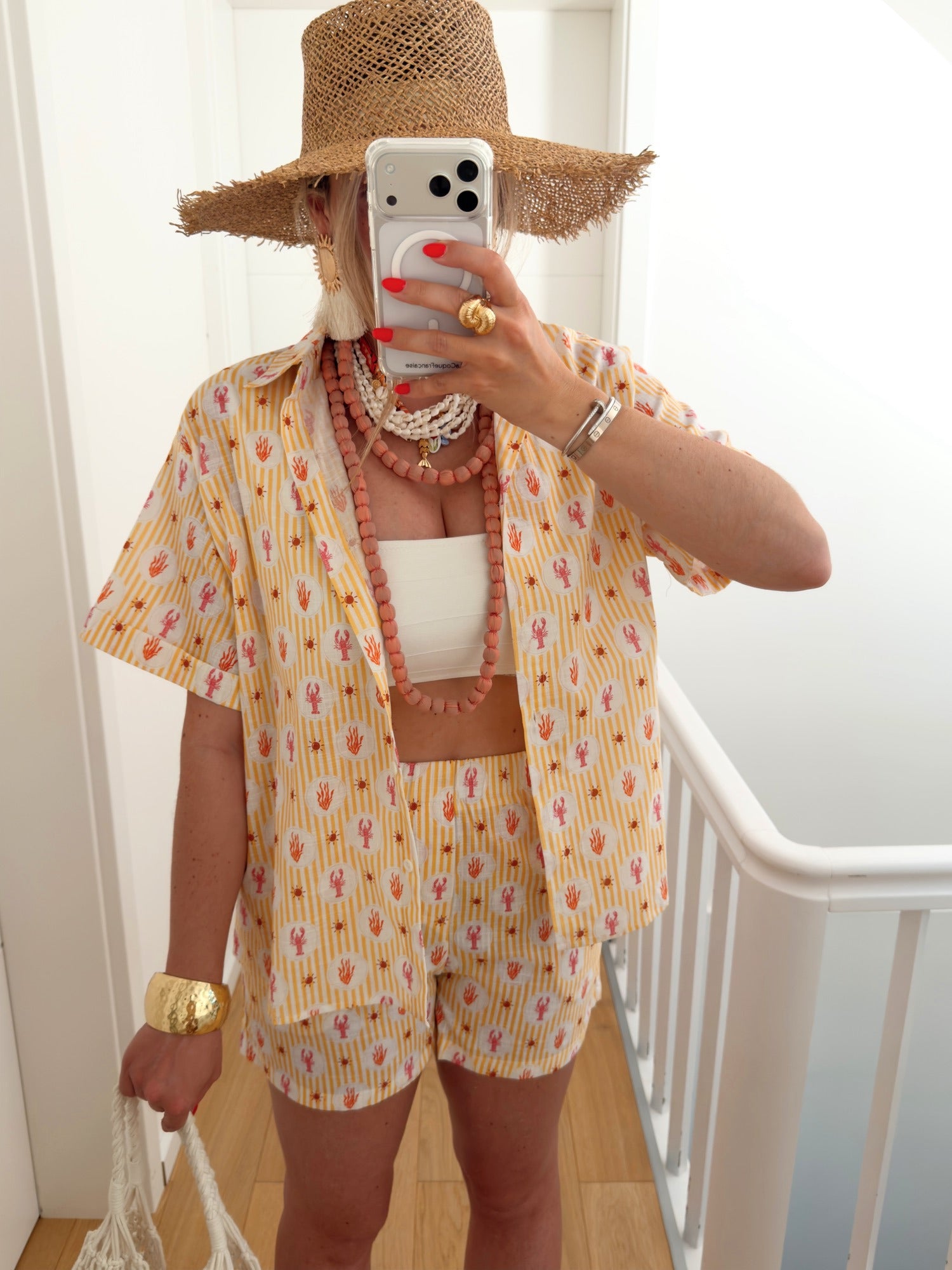 Short SUNFETTI Jaune