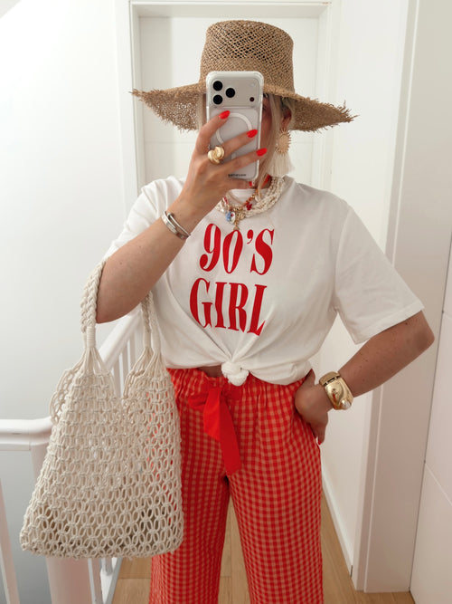 VORBESTELLUNG T-Shirt 90 GIRL Weiß