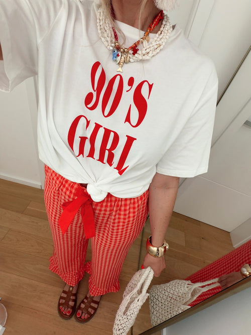 VORBESTELLUNG T-Shirt 90 GIRL Weiß