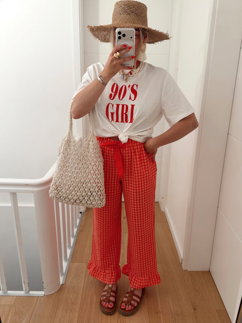 Pantalon PARADISIA Rouge