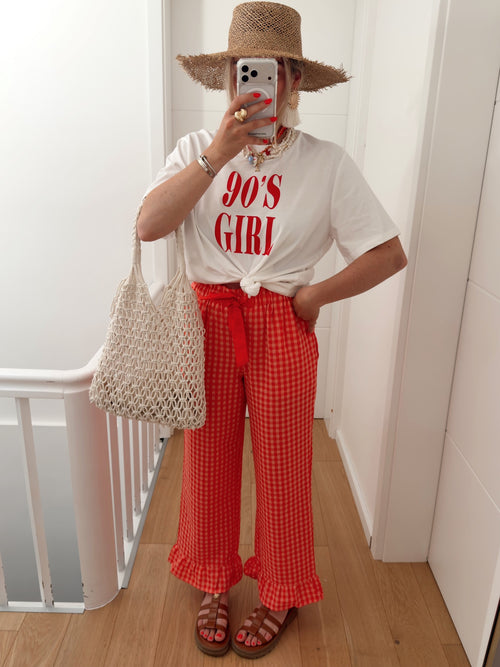 Pantalon PARADISIA Rouge