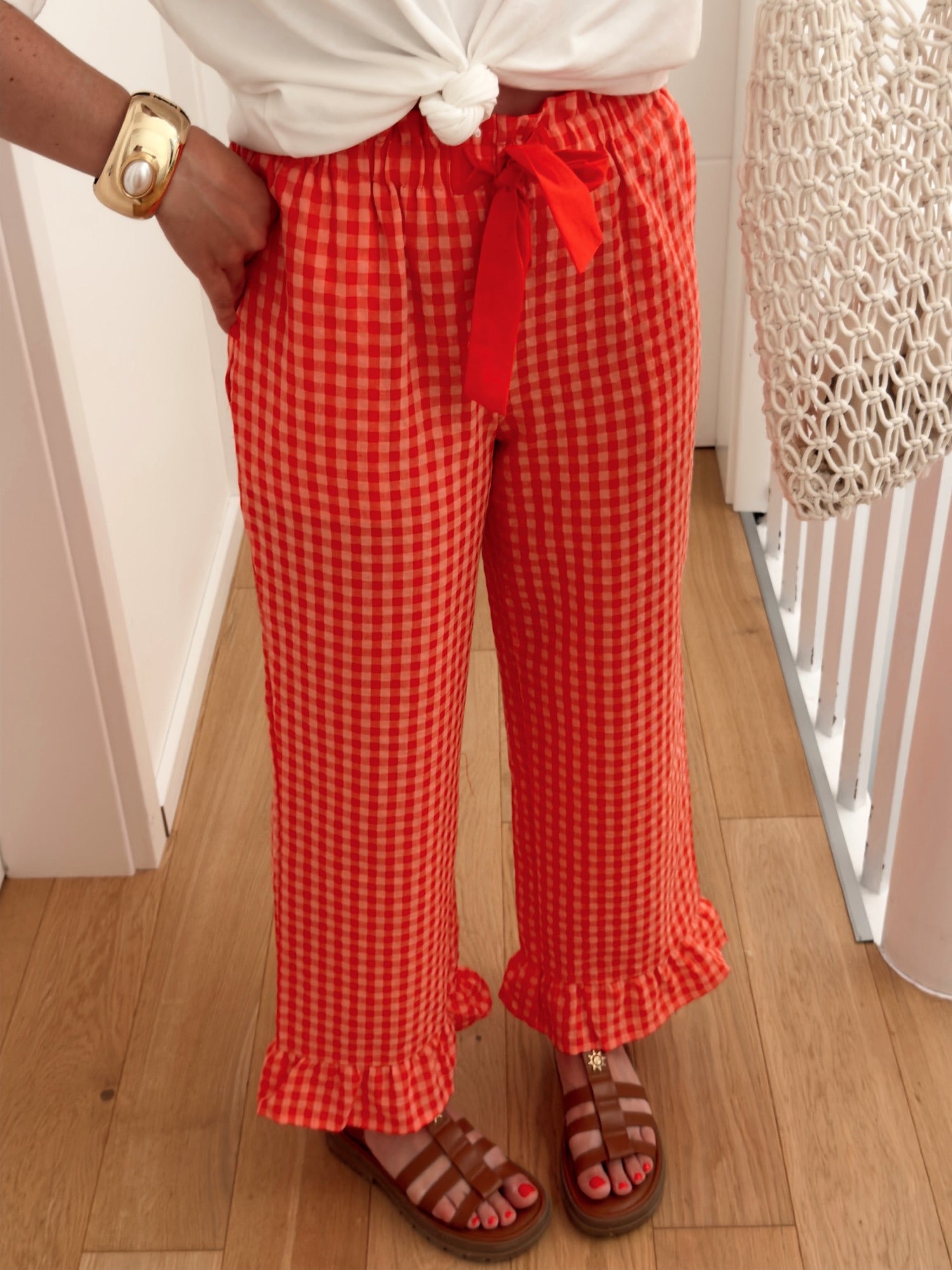 Pantalon PARADISIA Rouge