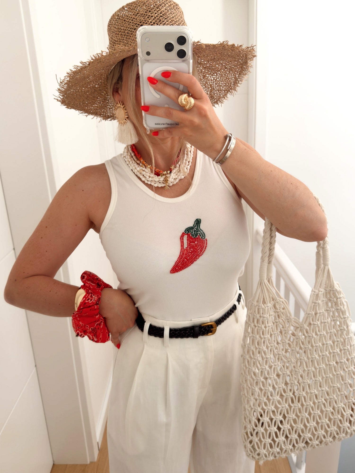Top PIMENT Blanc