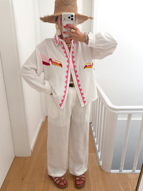 Pantalon GUAVELLA Blanc