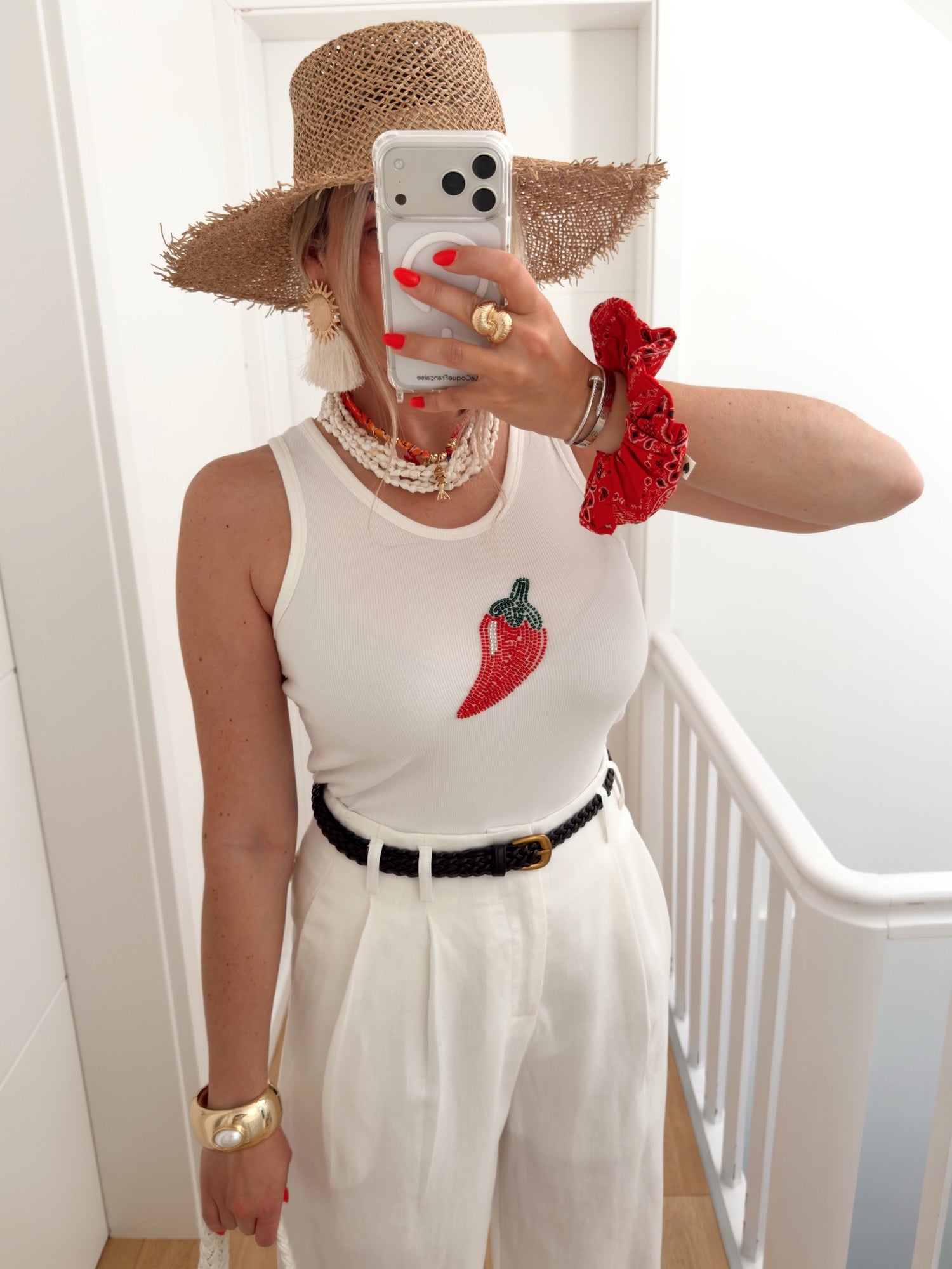 Pantalon GUAVELLA Blanc