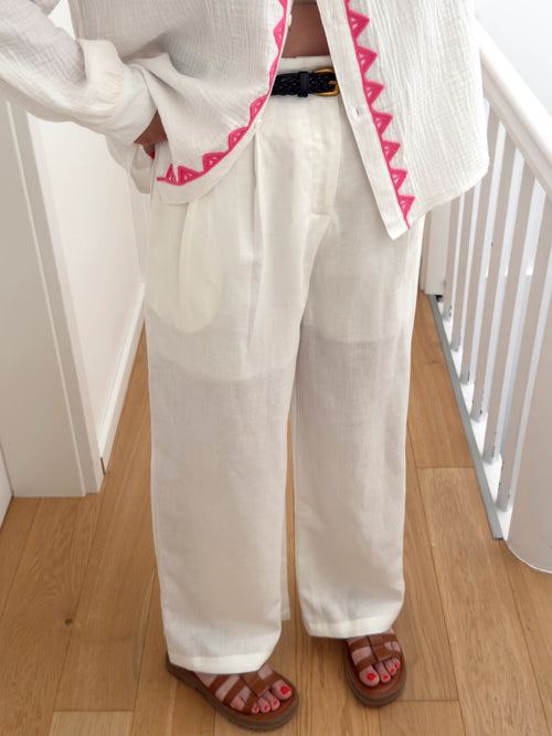 Pantalon GUAVELLA Blanc