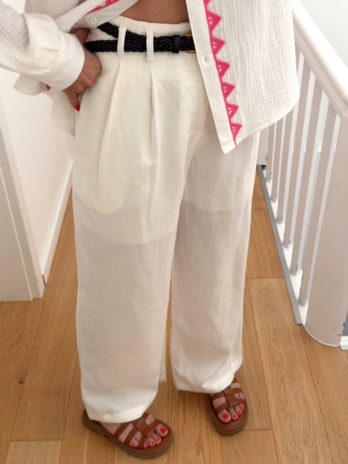 Pantalon GUAVELLA Blanc