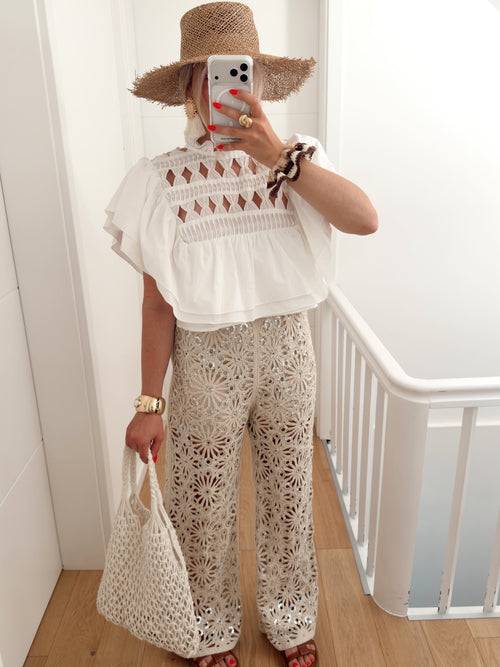 PRE COMMANDE Pantalon BIRDIE Beige