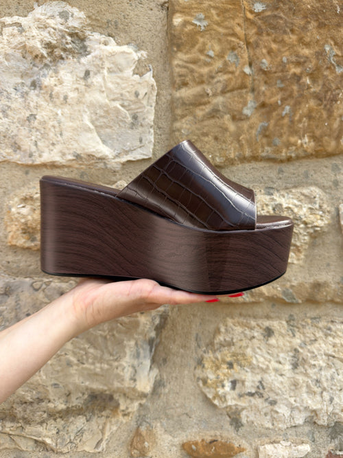 Mules SANTINA Marron