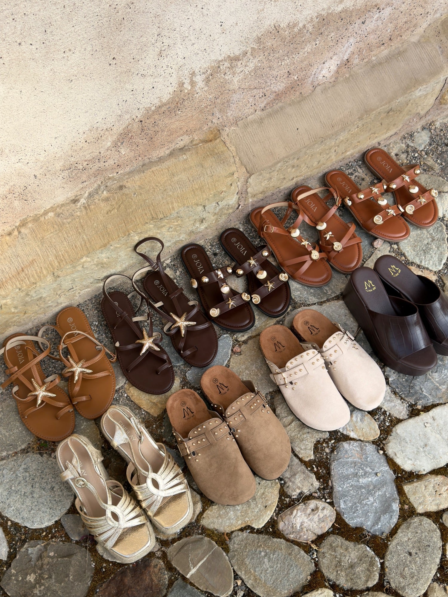 Mules SANTINA Marron