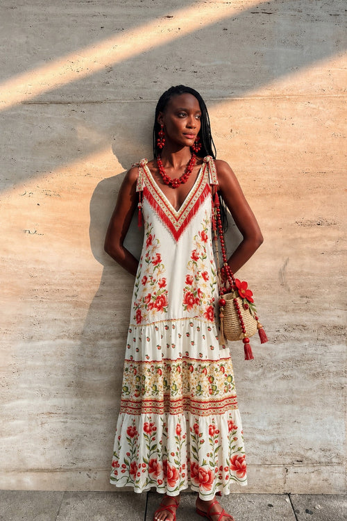 Robe PERLI Rouge