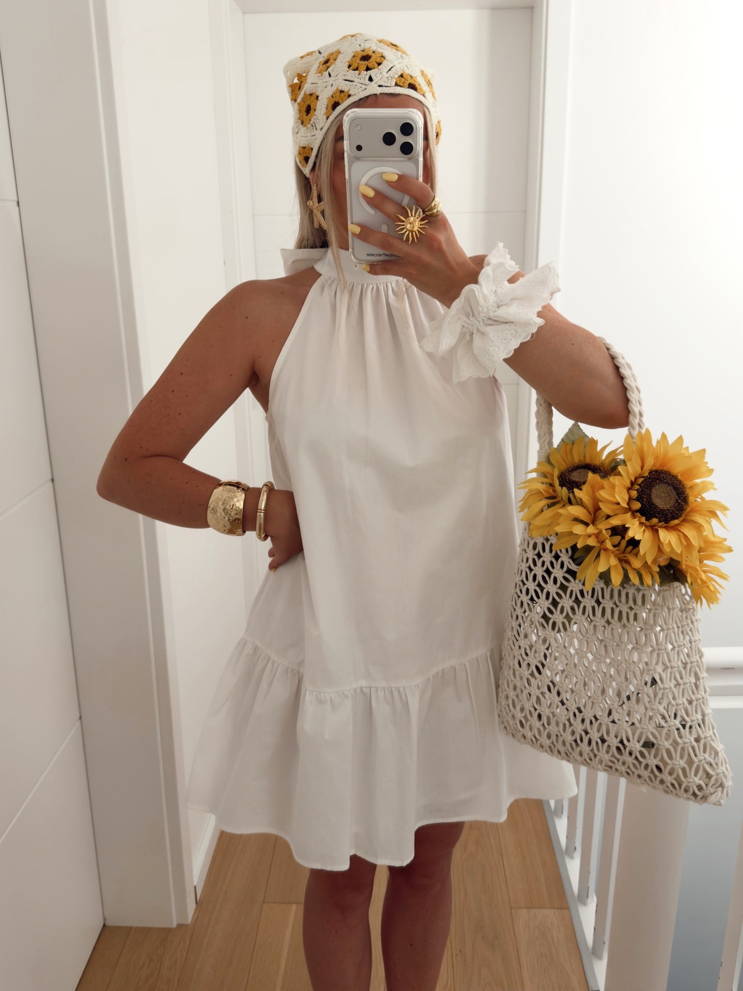 PRE COMMANDE Robe CALUM Blanc