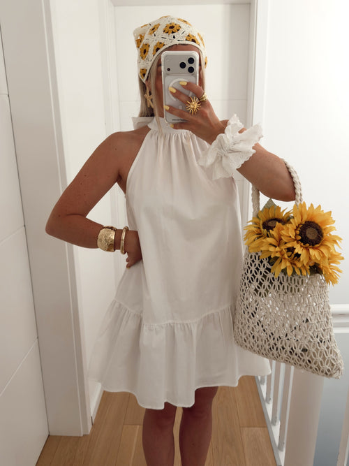 PRE COMMANDE Robe CALUM Blanc