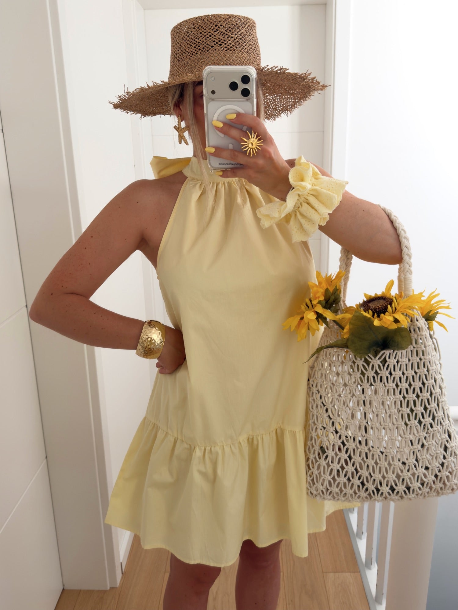 PRE COMMANDE Robe CALUM Jaune