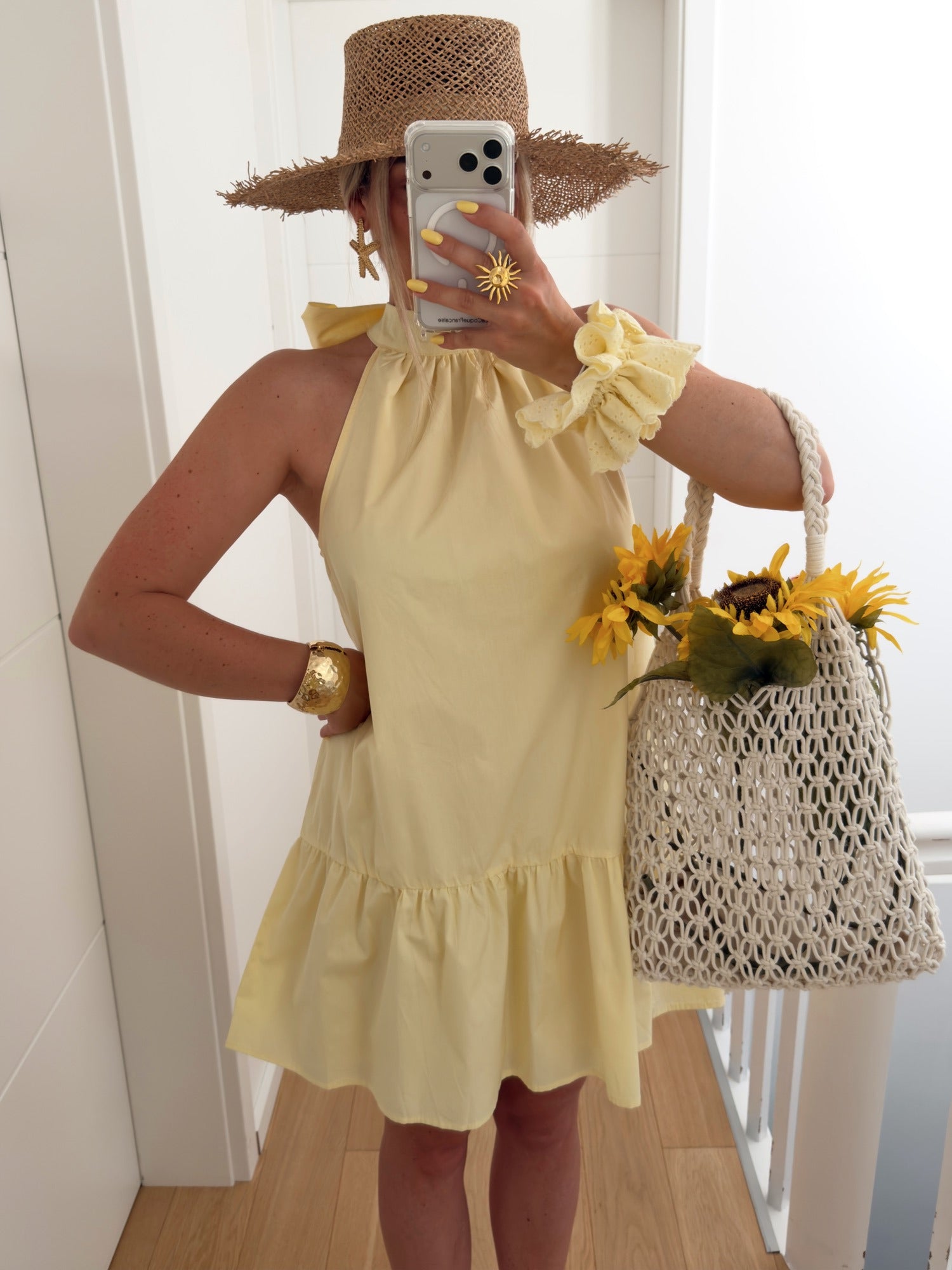 PRE COMMANDE Robe CALUM Jaune