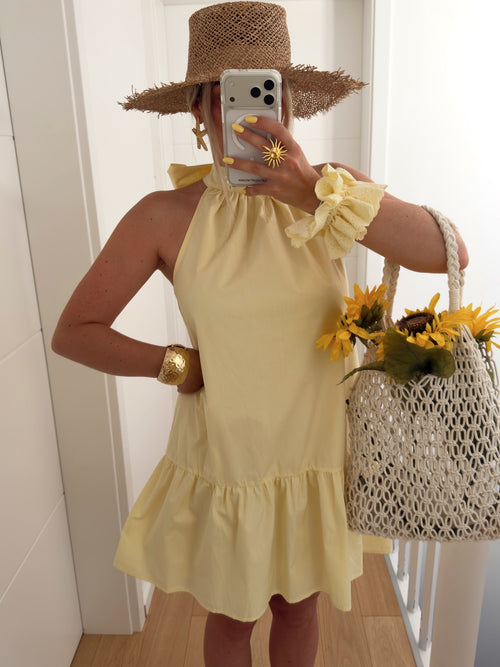 PRE COMMANDE Robe CALUM Jaune