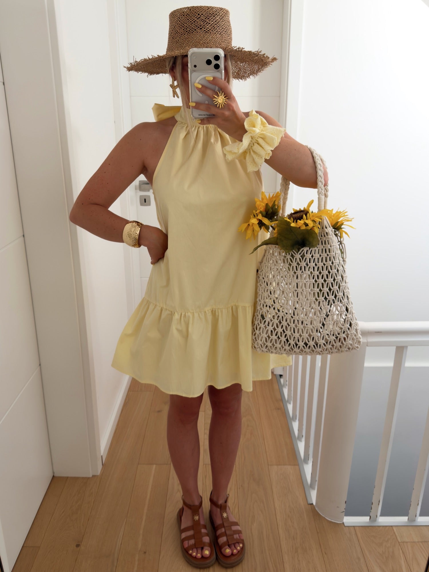 PRE COMMANDE Robe CALUM Jaune