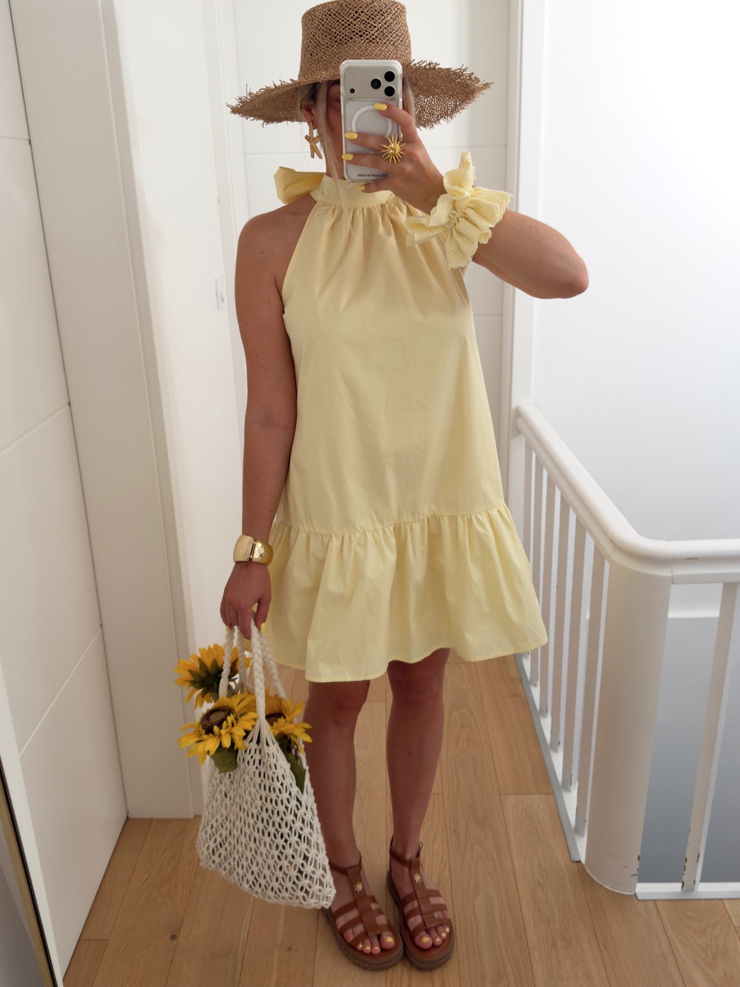 PRE COMMANDE Robe CALUM Jaune