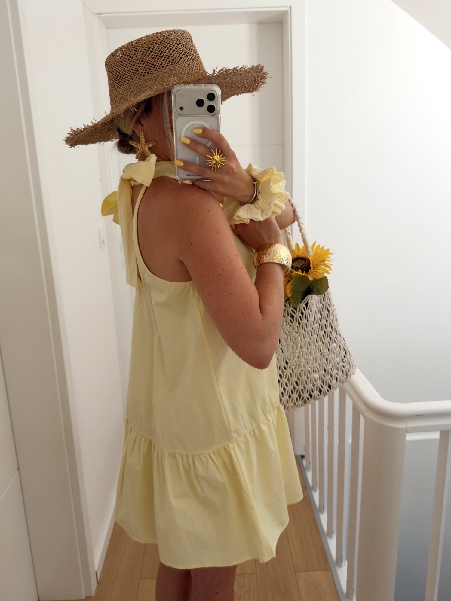 PRE COMMANDE Robe CALUM Jaune