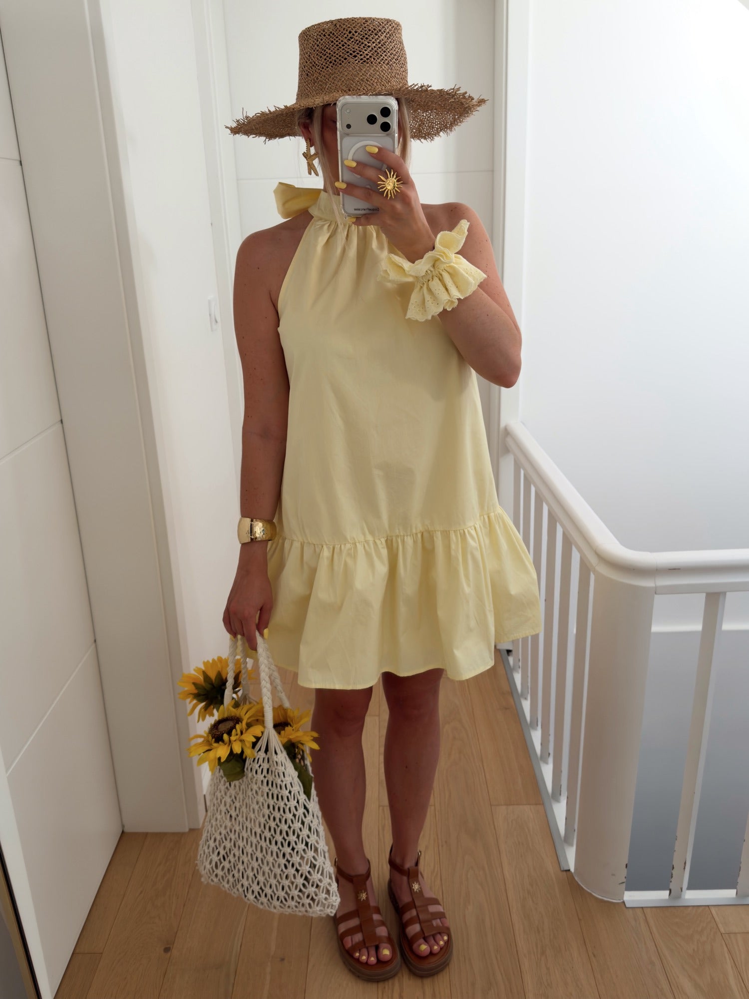 PRE COMMANDE Robe CALUM Jaune
