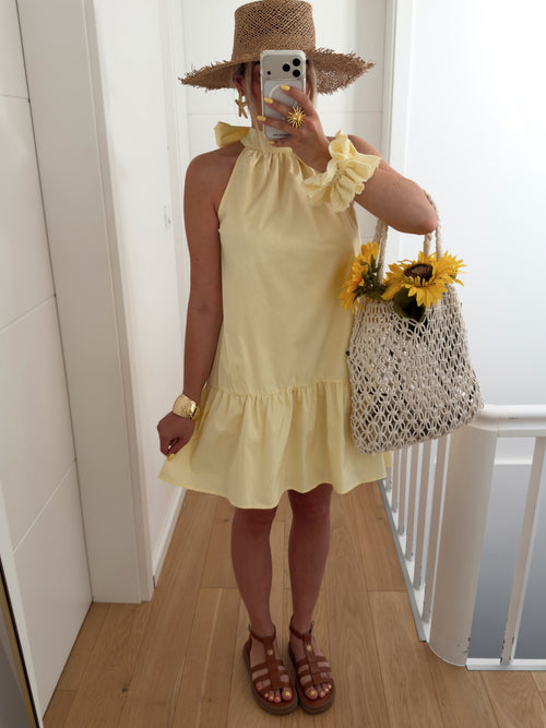 PRE COMMANDE Robe CALUM Jaune