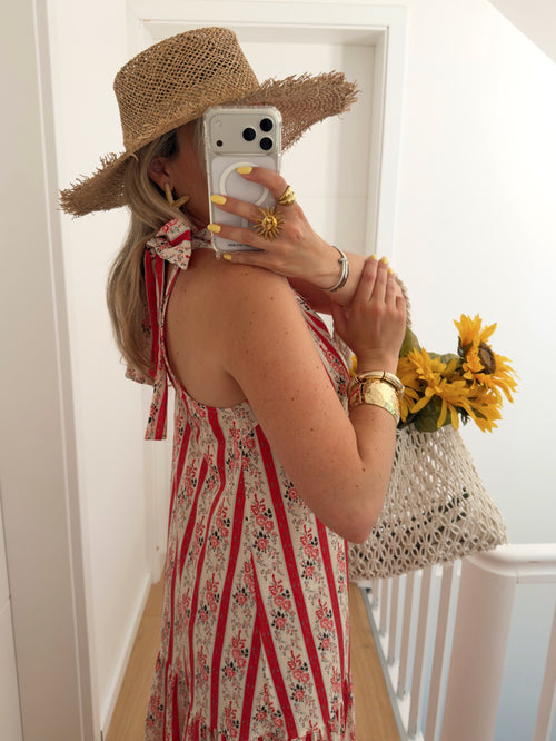 PRE COMMANDE Robe LIDY Rouge