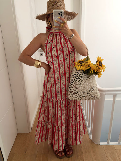 PRE COMMANDE Robe LIDY Rouge