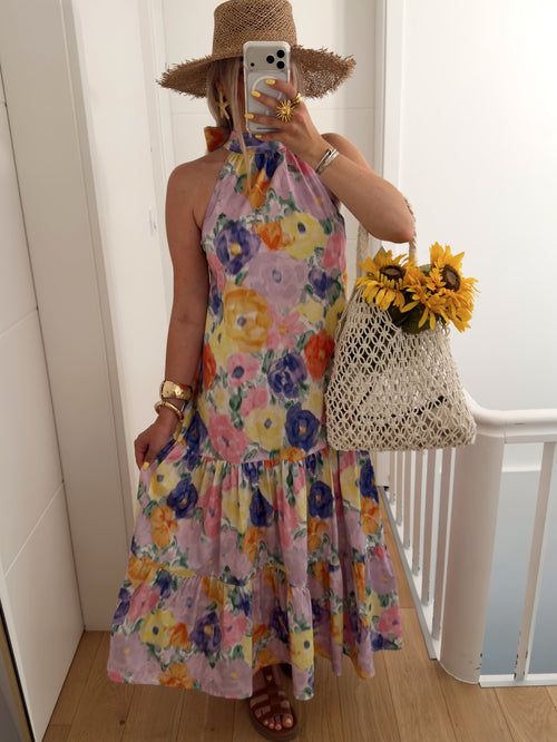 PRE COMMANDE Robe CYCLADES Violet