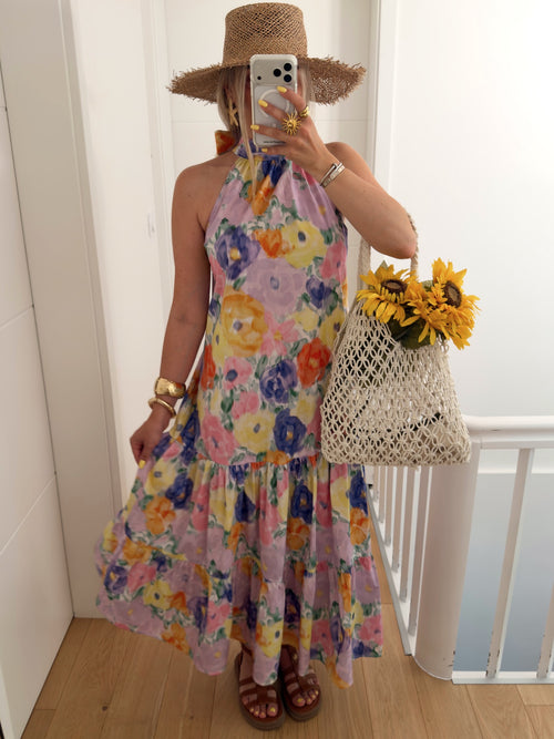 PRE COMMANDE Robe CYCLADES Violet