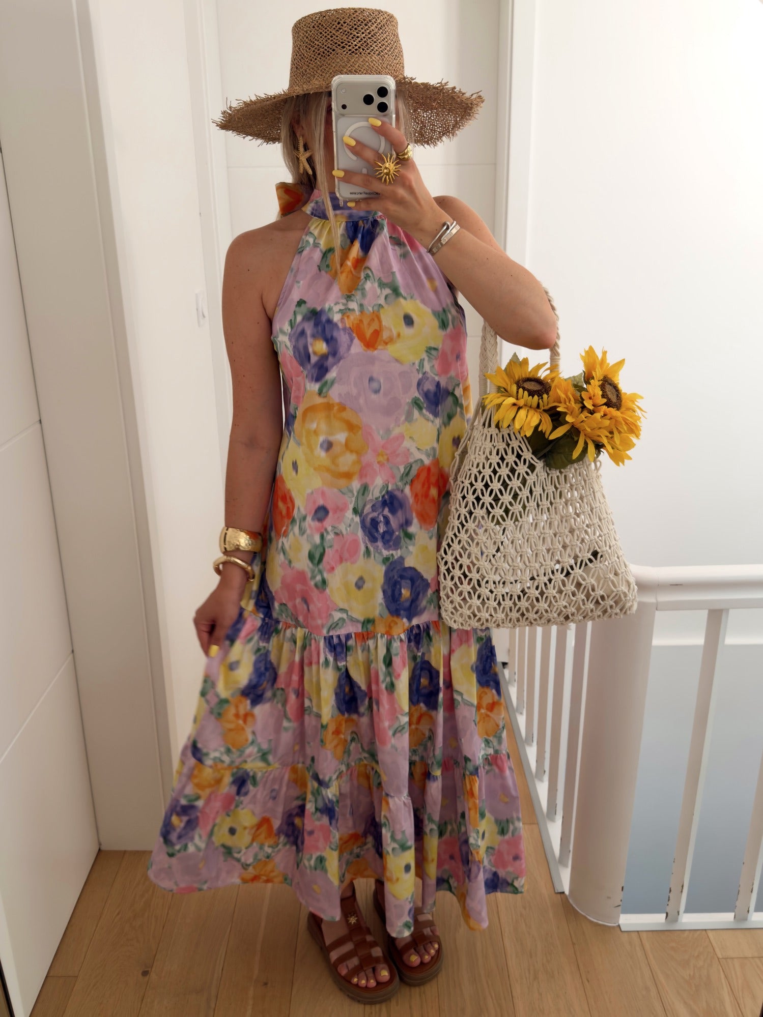 PRE COMMANDE Robe CYCLADES Violet