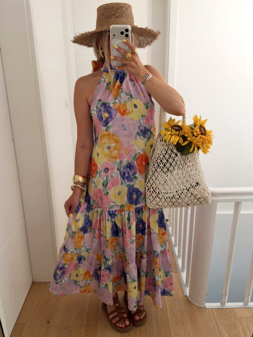 PRE COMMANDE Robe CYCLADES Violet