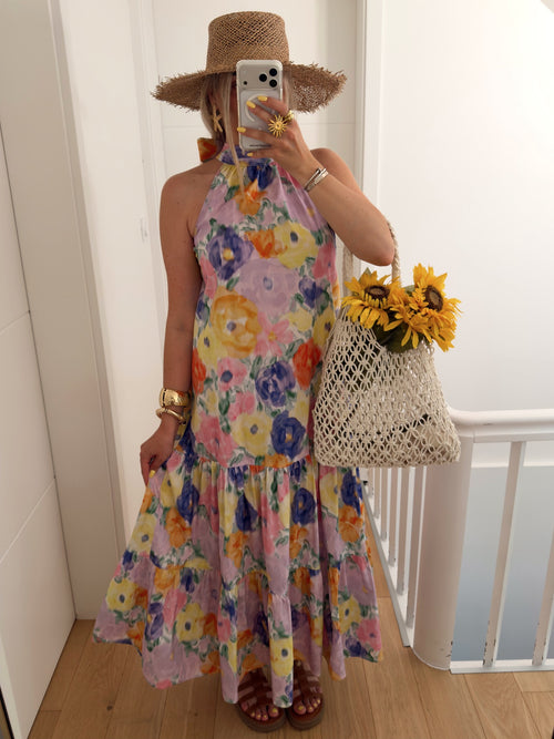 PRE COMMANDE Robe CYCLADES Violet