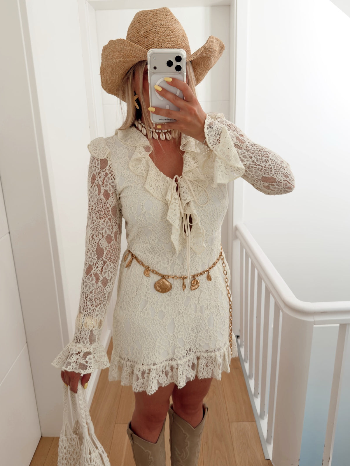 Robe NARA Blanc