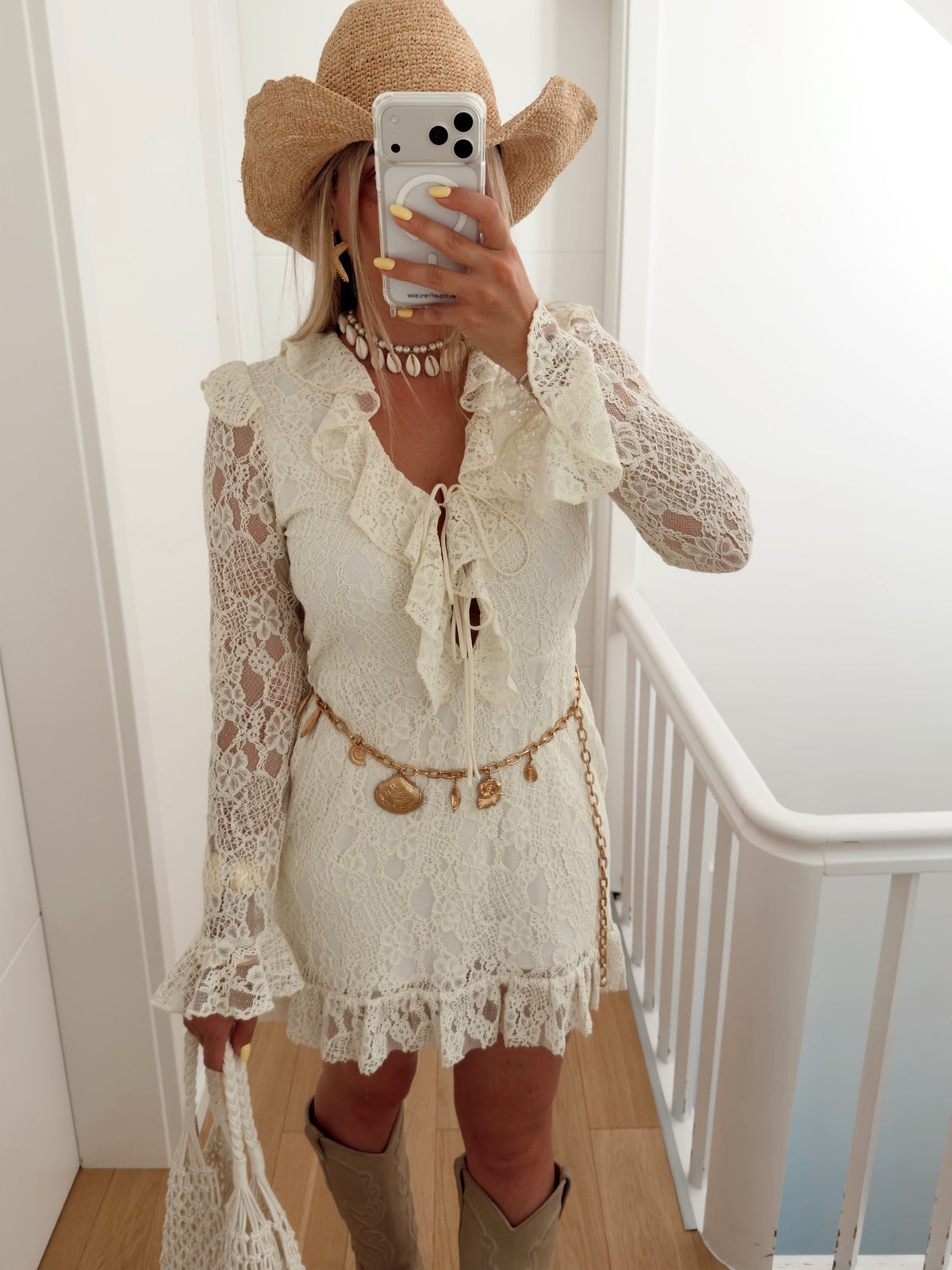 Robe NARA Blanc