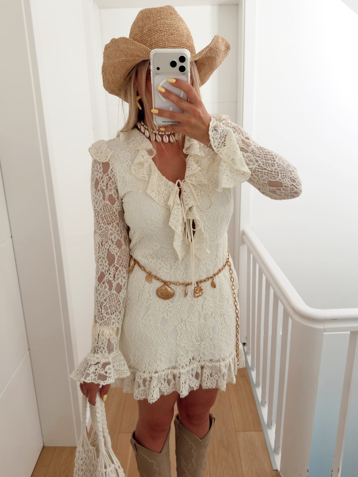 Robe NARA Blanc