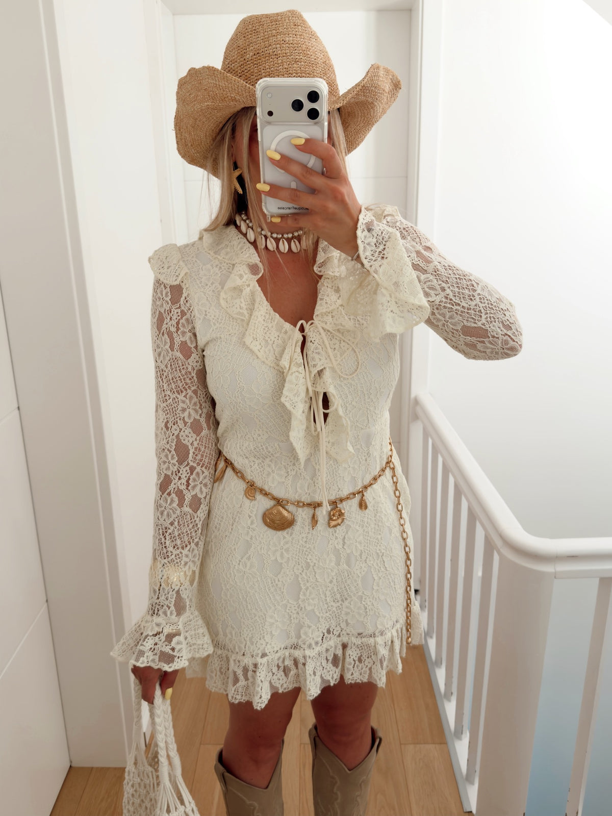 Robe NARA Blanc