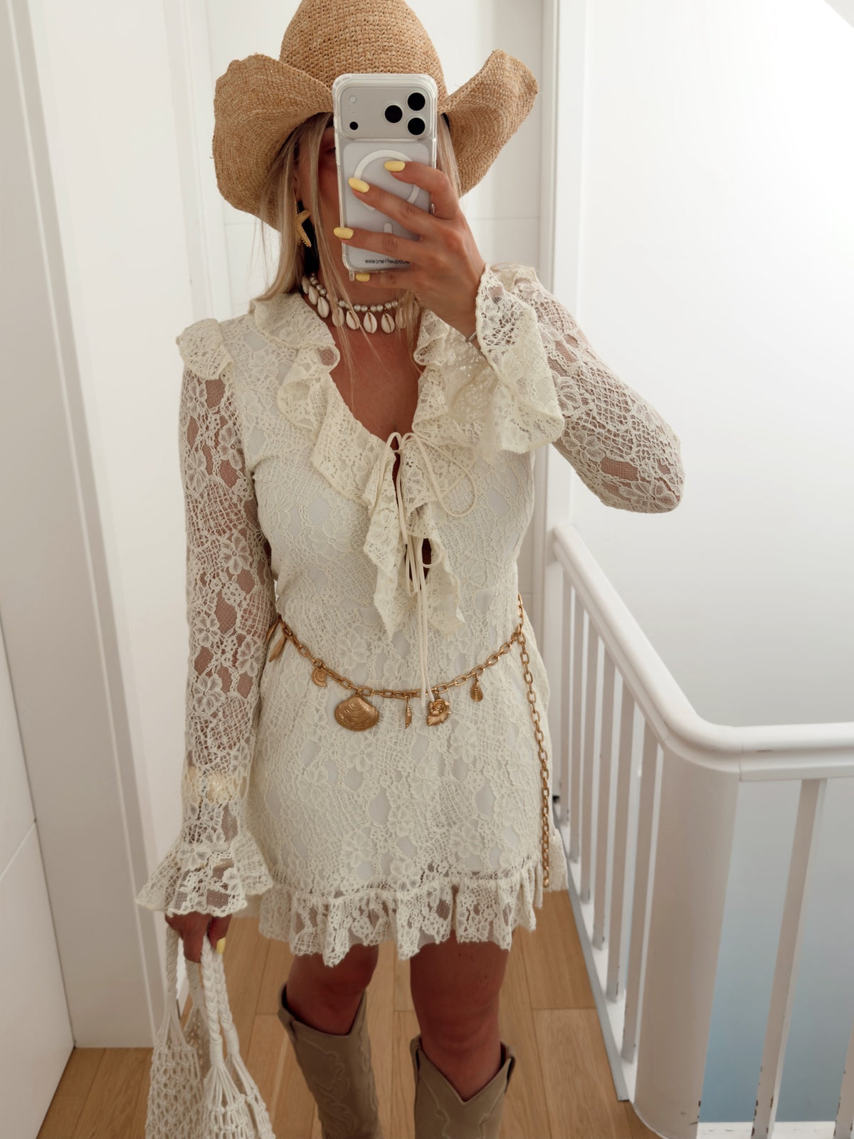 Robe NARA Blanc