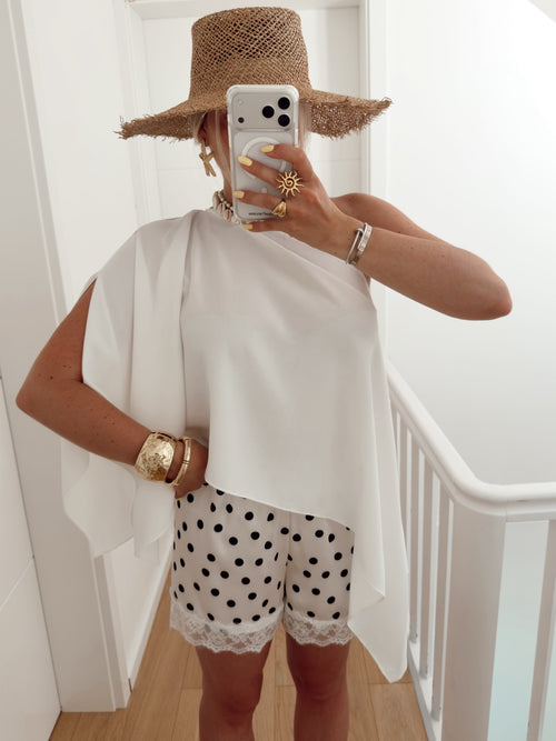Short VAJAS Blanc