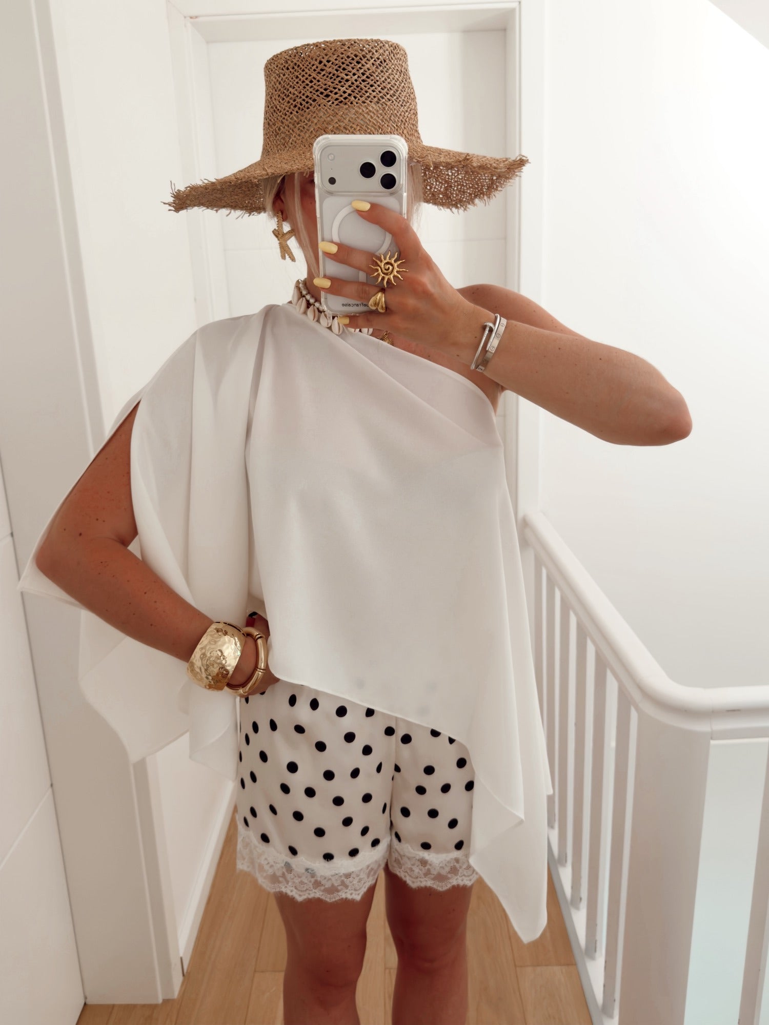 Short VAJAS Blanc
