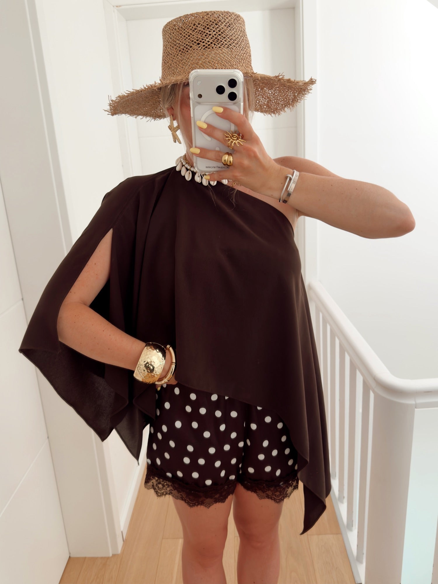 Short VAJAS Marron