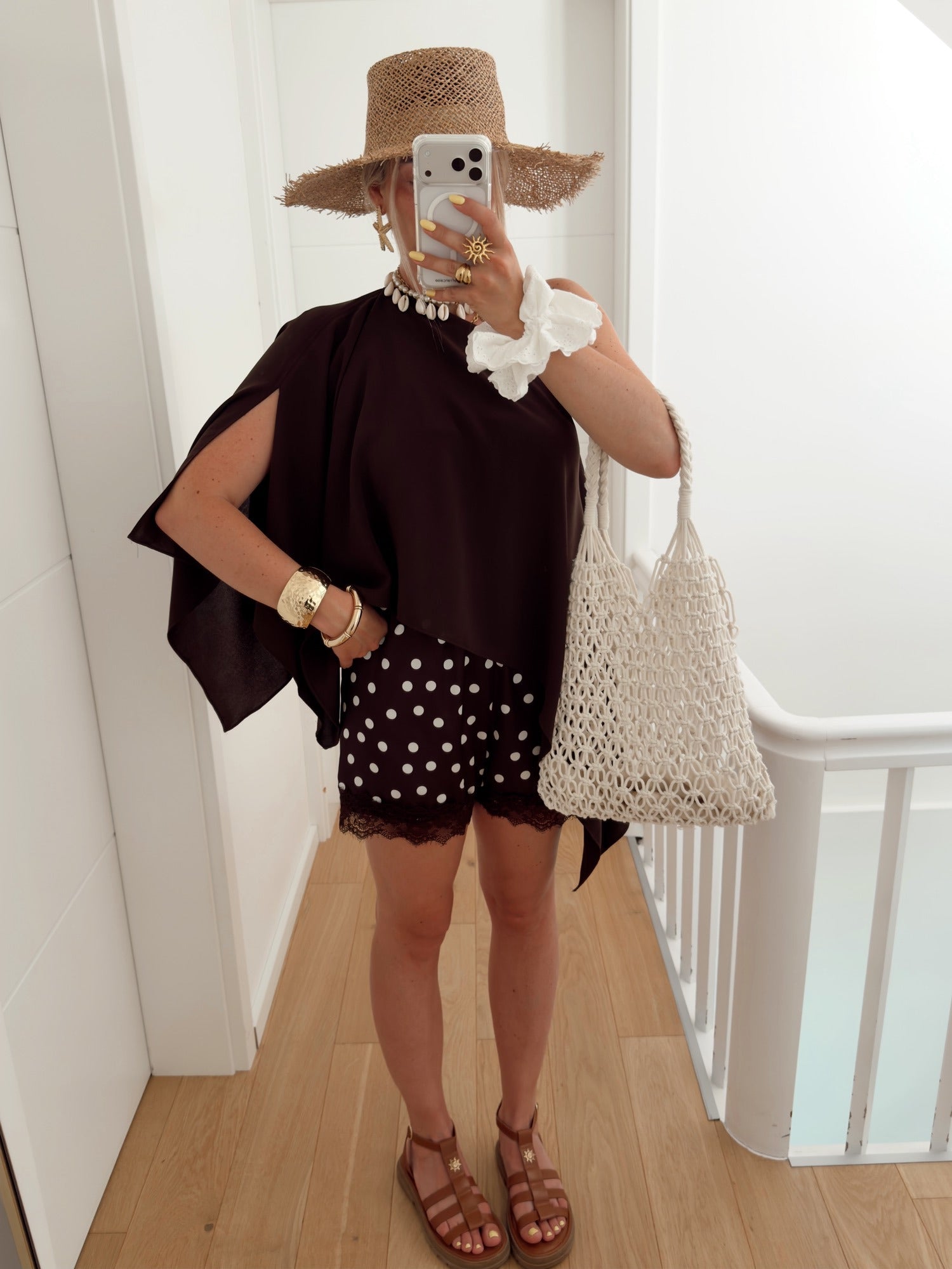 Short VAJAS Marron