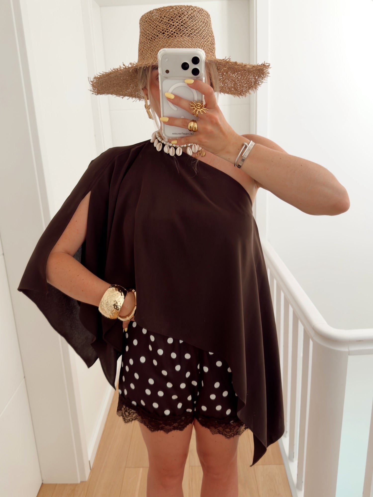 Short VAJAS Marron