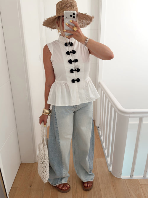 Top FICO Blanc