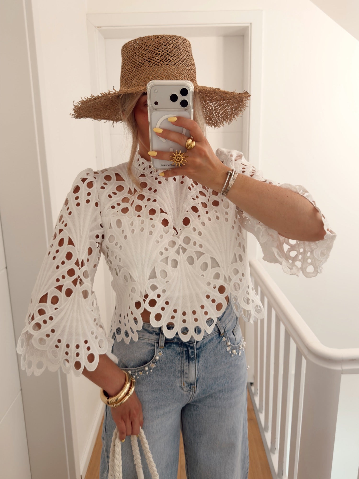 Blouse AWASA Blanc
