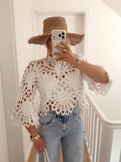 Blouse AWASA Blanc
