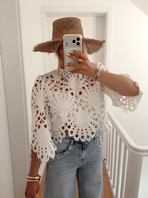 Blouse AWASA Blanc