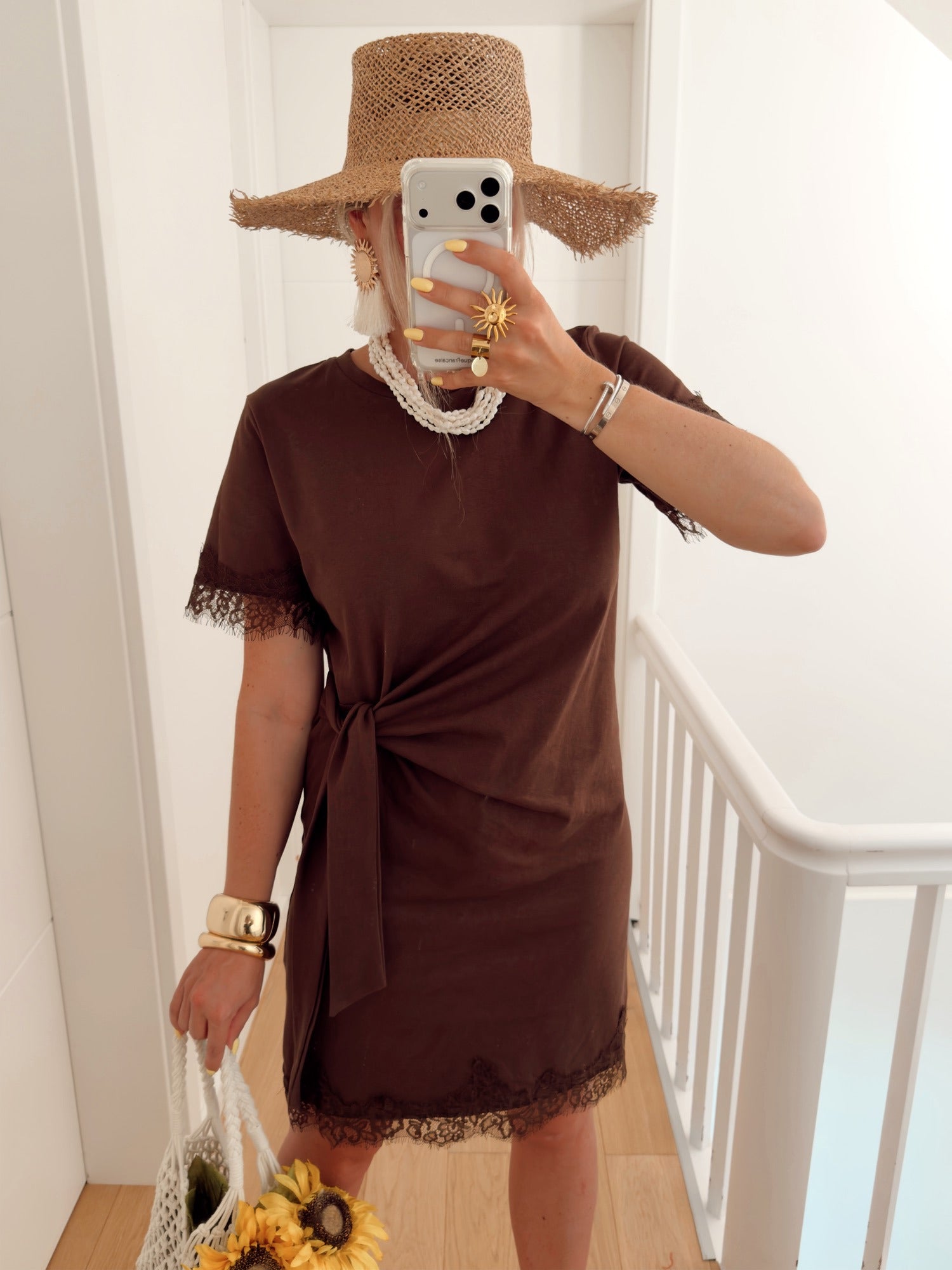 Robe AMANDE Marron
