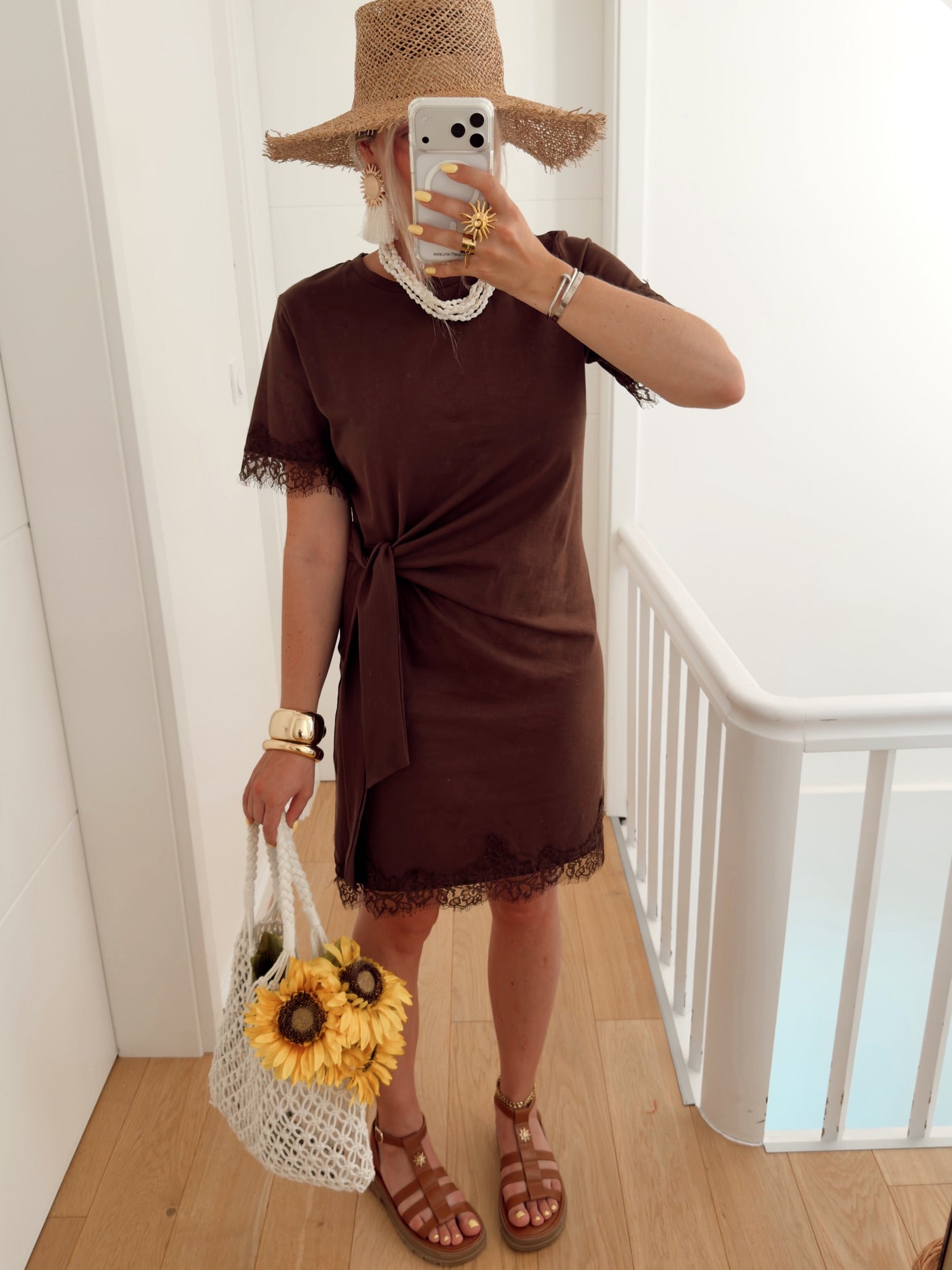 Robe AMANDE Marron
