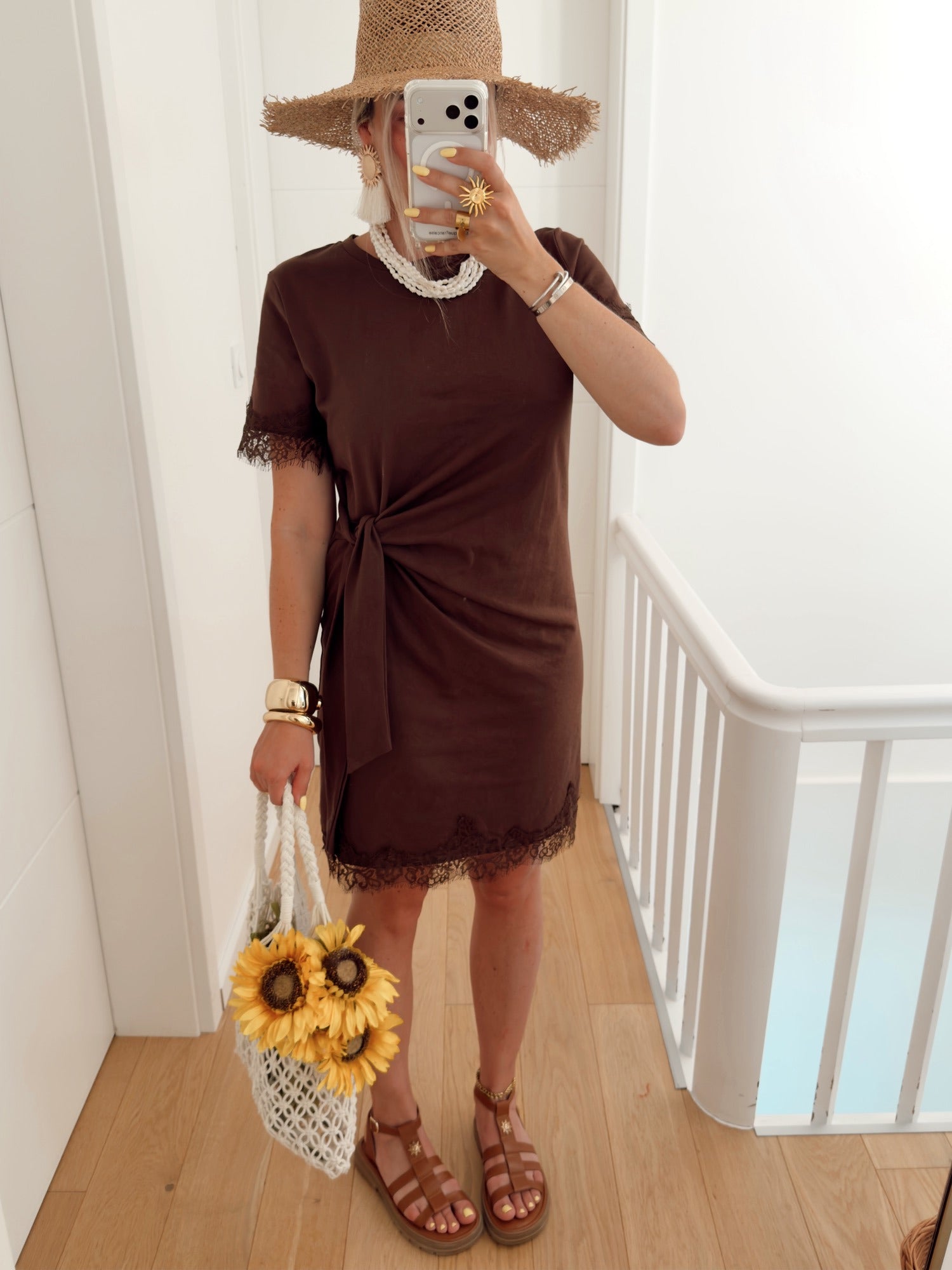 Robe AMANDE Marron